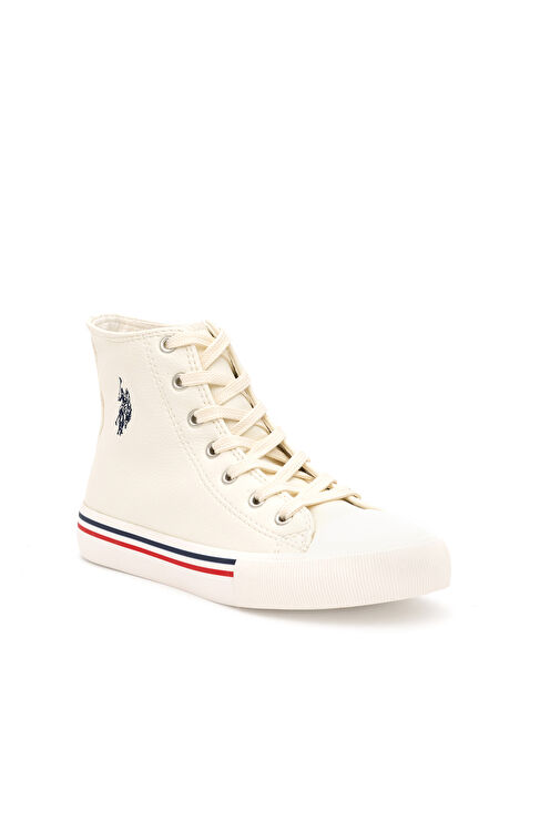 U.S. Polo Assn. Kadın Beyaz Spor Ayakkabı 50297270-VR013 - Görsel 4