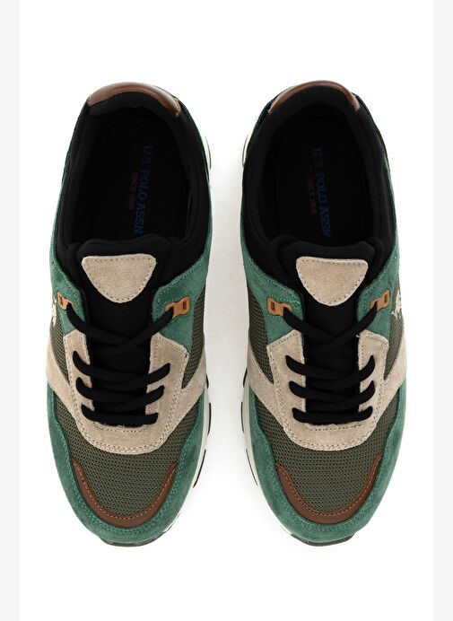 U.S. Polo Assn. Erkek Koyu Yeşil Spor Ayakkabı 50297275-VR079 - Görsel 7