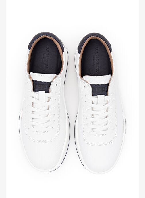 U.S. Polo Assn. Erkek Beyaz Spor Ayakkabı 50297310-VR013 - Görsel 7