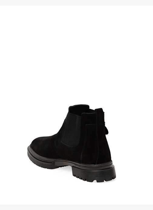Siyah %100 Süet Deri Bot - Görsel 7