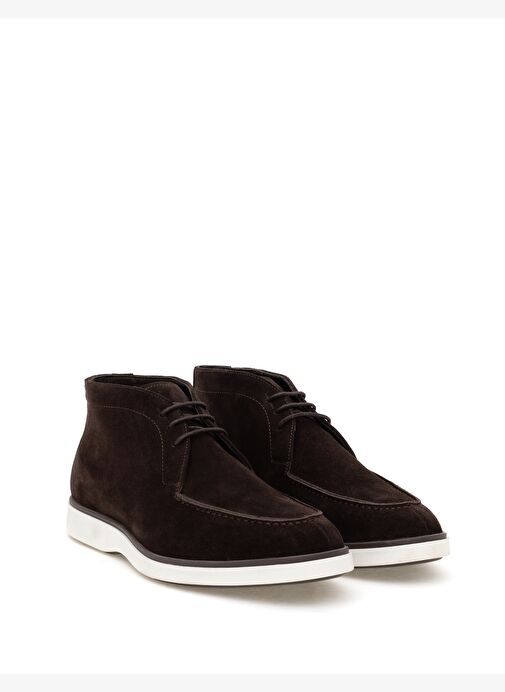 Kahverengi %100 Deri Casual Ayakkabı - Görsel 2