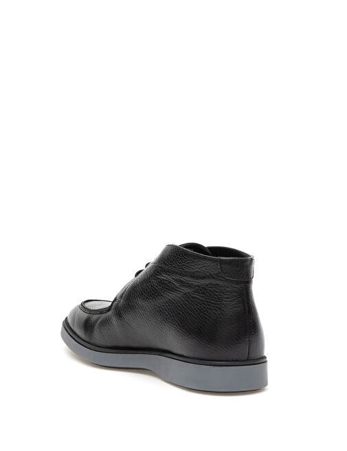 Siyah %100 Deri Casual Ayakkabı - Görsel 7