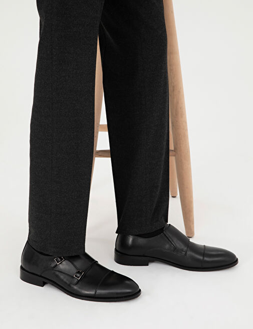 Pierre Cardin Siyah Erkek Deri Klasik Ayakkabı 50298531 - Görsel 3