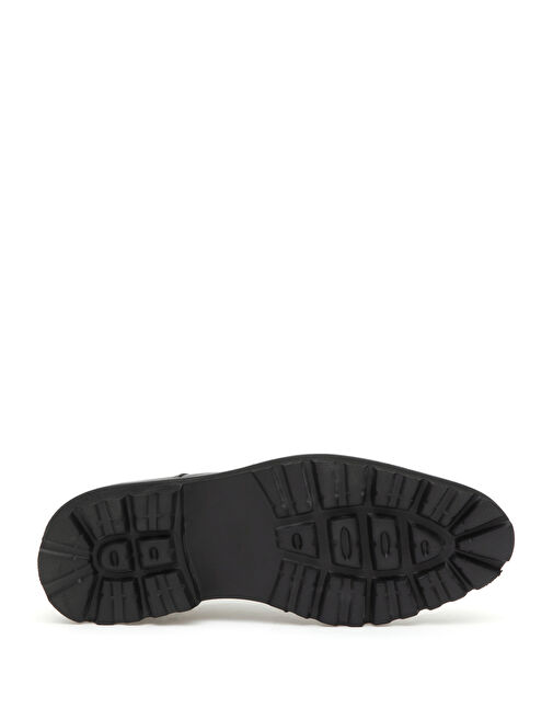 Siyah %100 Deri Casual Ayakkabı - Görsel 8