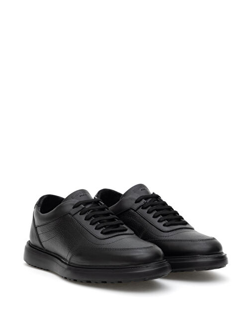 Pierre Cardin Erkek Siyah %100 Deri Casual Ayakkabı 50298537-VR046 - Görsel 4