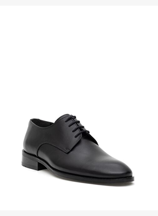 Siyah %100 Deri Klasik Ayakkabı - Görsel 4