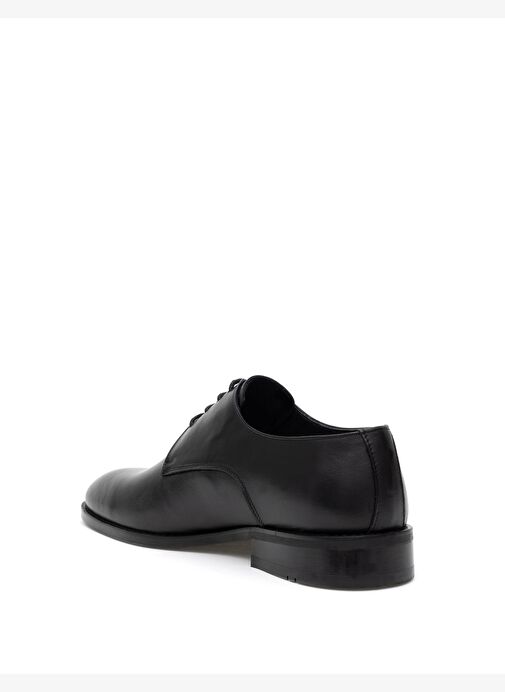 Siyah %100 Deri Klasik Ayakkabı - Görsel 5
