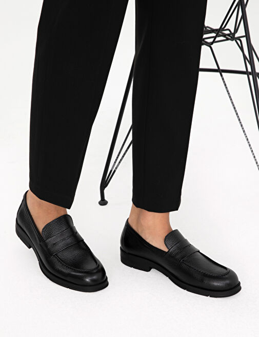 Pierre Cardin Siyah Kadın Deri Günlük Ayakkabı 50300059 - Görsel 2