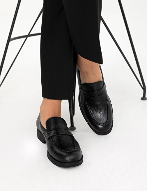 Pierre Cardin Siyah Kadın Deri Günlük Ayakkabı 50300059 - Görsel 3