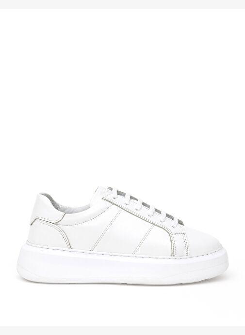 Pierre Cardin Beyaz Kadın Deri Sneaker 50300070 - Görsel 5