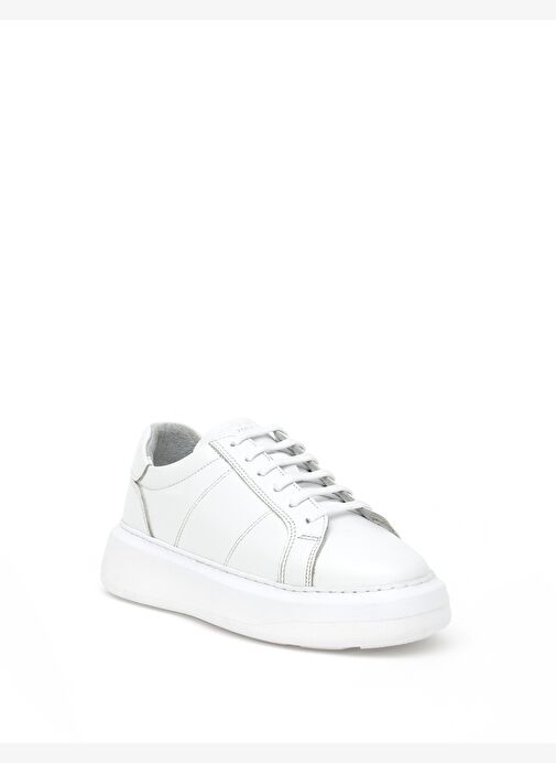 Pierre Cardin Beyaz Kadın Deri Sneaker 50300070 - Görsel 6
