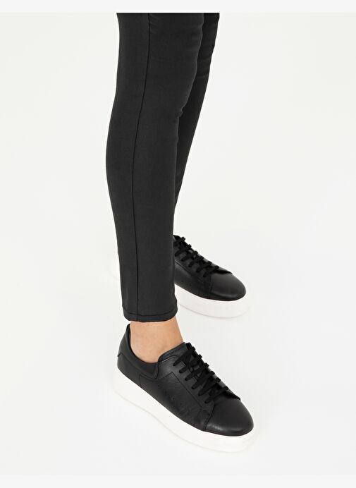 Pierre Cardin Siyah Kadın Deri Sneaker 50300072 - Görsel 8