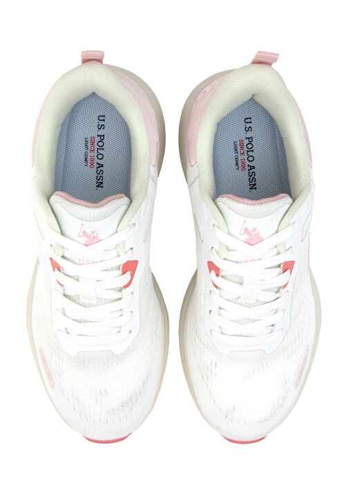 U.S. Polo Assn. Kadın Beyaz Spor Ayakkabı 50304418-VR041 - Görsel 7