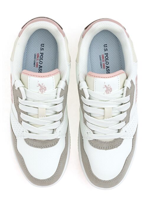 U.S. Polo Assn. Kadın Beyaz Spor Ayakkabı 50304476-VR001 - Görsel 7