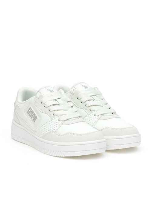 U.S. Polo Assn. Kadın Beyaz Spor Ayakkabı 50304476-VR013 - Görsel 2