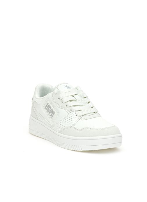 U.S. Polo Assn. Kadın Beyaz Spor Ayakkabı 50304476-VR013 - Görsel 4