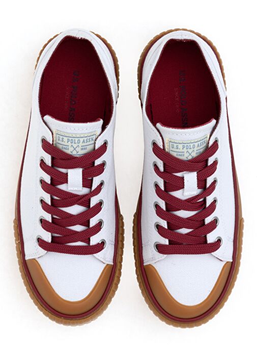 U.S. Polo Assn. Kadın Beyaz Spor Ayakkabı 50304494-VR013 - Görsel 7