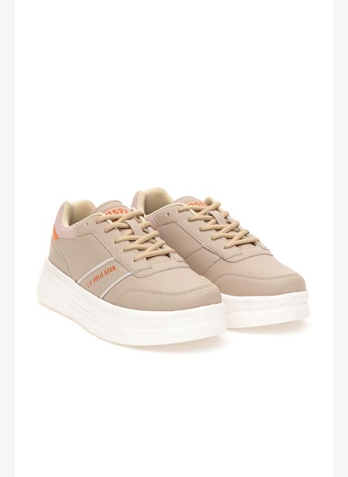 U.S. Polo Assn. Kadın Bej Spor Ayakkabı 50306257-VR011 - Görsel 2