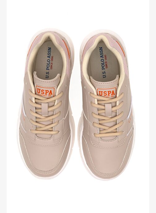 U.S. Polo Assn. Kadın Bej Spor Ayakkabı 50306257-VR011 - Görsel 7