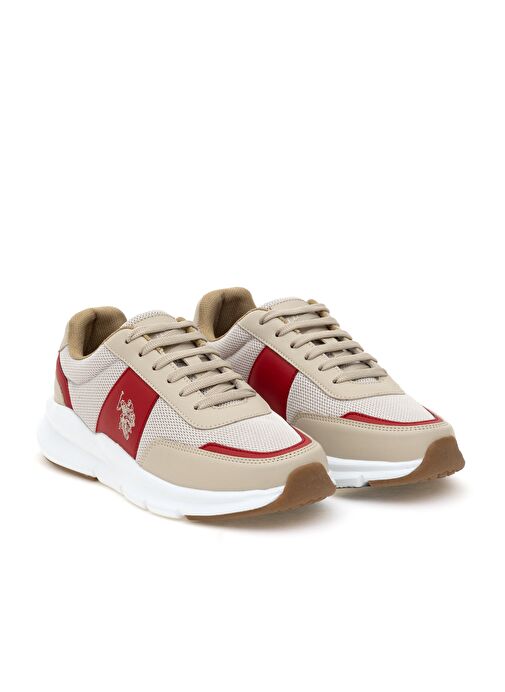U.S. Polo Assn. Kadın Bej Spor Ayakkabı 50306275-VR011 - Görsel 2