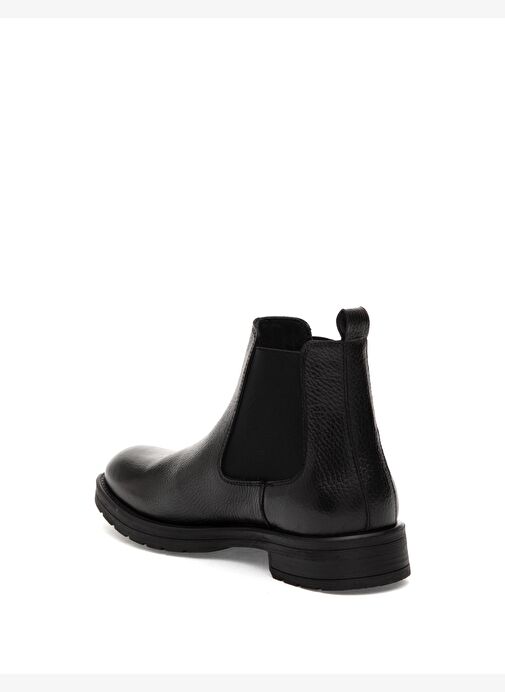 Siyah %100 Deri Kauçuk Taban Chelsea Bot - Görsel 7