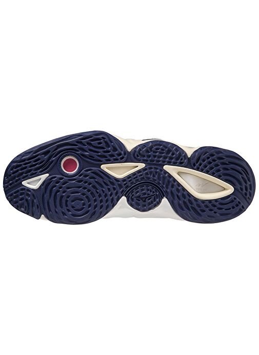 Wave Momentum 3 Unisex Voleybol Ayakkabısı Beyaz/Lacivert - Görsel 4