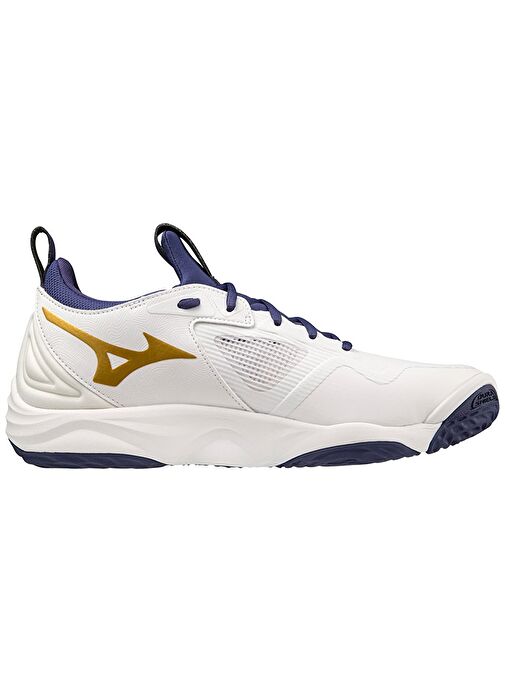 Wave Momentum 3 Unisex Voleybol Ayakkabısı Beyaz/Lacivert - Görsel 2