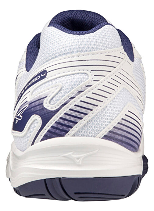 Cyclone Speed 4 Erkek Voleybol Ayakkabısı Beyaz/Lacivert - Görsel 4