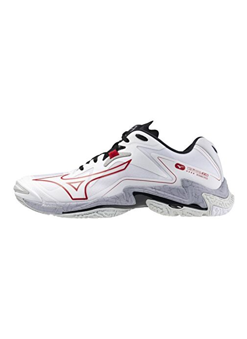 Wave Lightning Z8 Erkek Voleybol Ayakkabısı Beyaz / Gri - Görsel 2