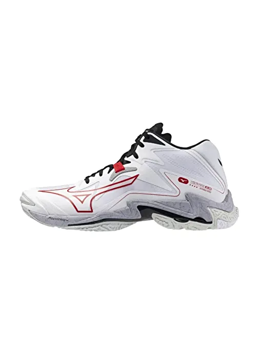 Wave Lightning Z8 MID Unisex Voleybol Ayakkabısı Beyaz / Gri - Görsel 2