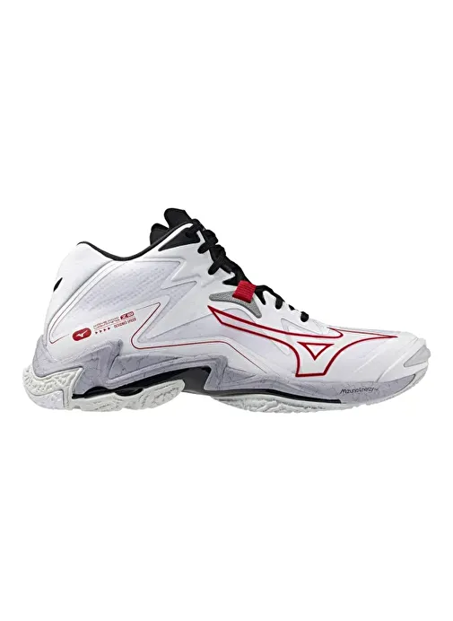 Wave Lightning Z8 MID Unisex Voleybol Ayakkabısı Beyaz / Gri - Görsel 4