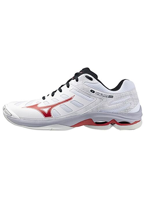 Wave Voltage 2 Unisex Voleybol Ayakkabısı Beyaz / Kırmızı - Görsel 2