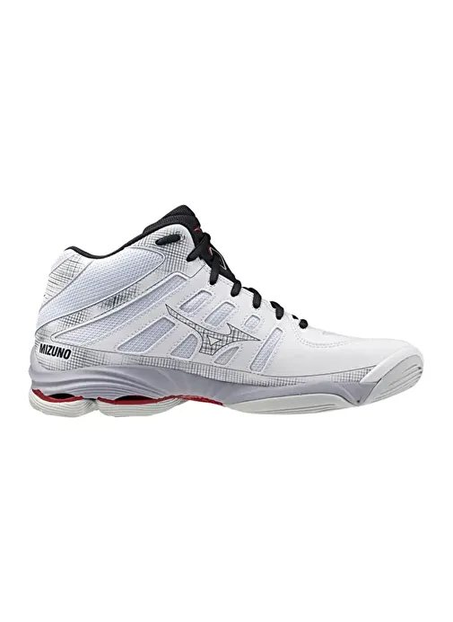 Wave Voltage 2 MID Unisex Voleybol Ayakkabısı Beyaz / Kırmızı - Görsel 3