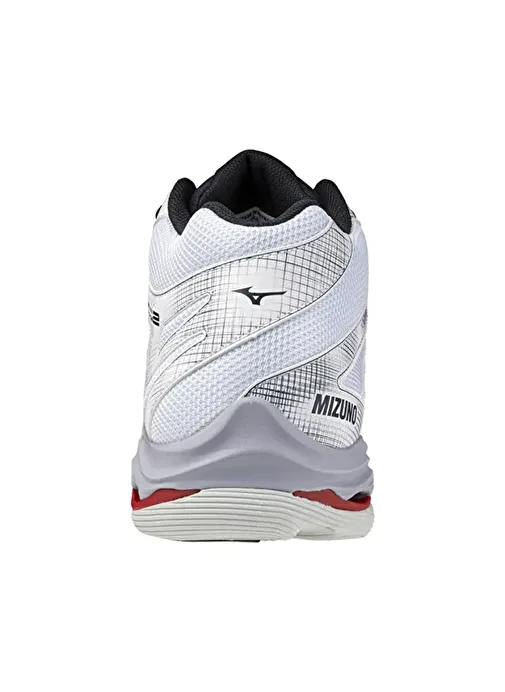 Wave Voltage 2 MID Unisex Voleybol Ayakkabısı Beyaz / Kırmızı - Görsel 5