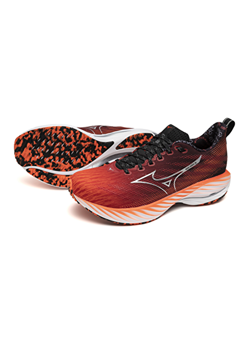 Wave Rider 28 Amsterdam Unisex Koşu Ayakkabısı Kırmızı / Siyah - Görsel 4