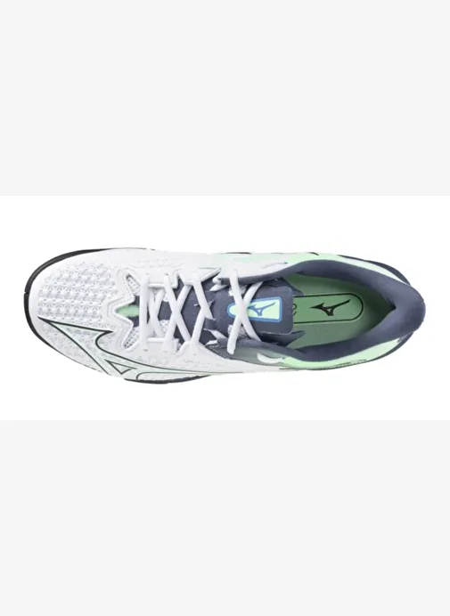 Wave Exceed Tour 6 AC Erkek Tenis Ayakkabısı Beyaz / Mavi - Görsel 5