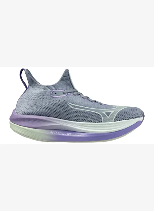 Mizuno Neo Vista Kadın Koşu Ayakkabısı Gri / Mavi - Görsel 3