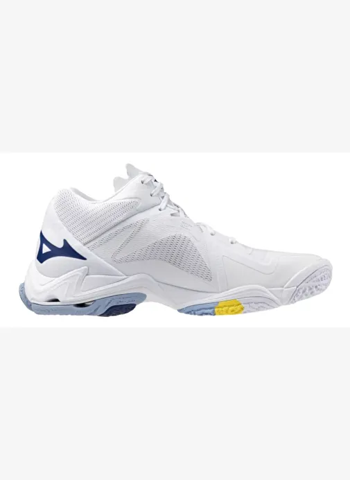 Wave Lightning Z8 MID Unisex Voleybol Ayakkabısı Beyaz / Mavi - Görsel 4
