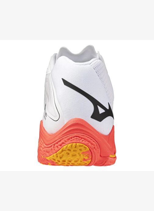 Wave Lightning Z8 MID Unisex Voleybol Ayakkabısı Beyaz / Turuncu - Görsel 6