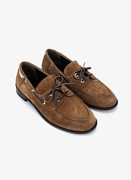 Valmenti Kadın Hakiki Deri Tütün Casual Ayakkabı - Görsel 3