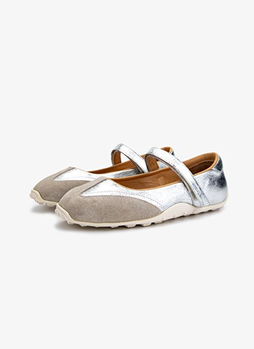 Valmenti Kadın Hakiki Deri Gri Casual Ayakkabı - Görsel 5