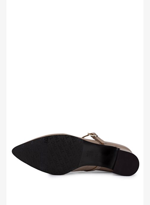 Tamer Tanca Kadın Hakiki Deri Vizon Topuklu Ayakkabı - Görsel 5