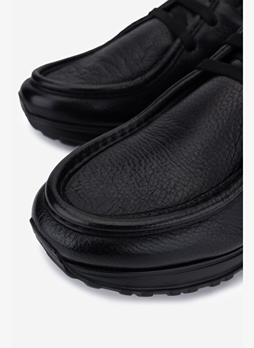 Fabi Erkek Hakiki Deri Siyah Casual Ayakkabı - Görsel 4