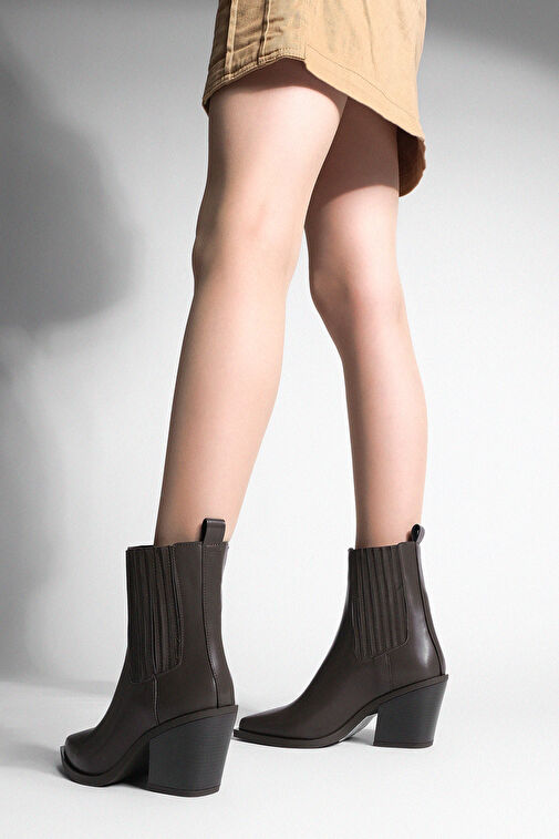 Kadın Western Bot Erbe Kahve - Görsel 2