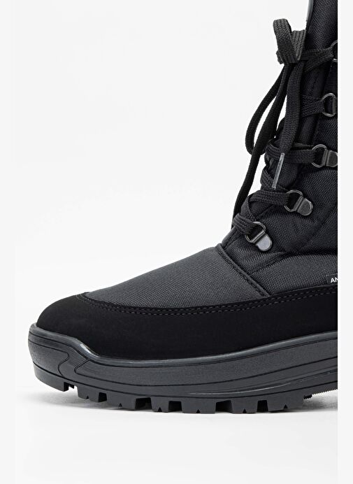 Effetre Erkek Deri & Tekstil Siyah Kar Botu - Görsel 3