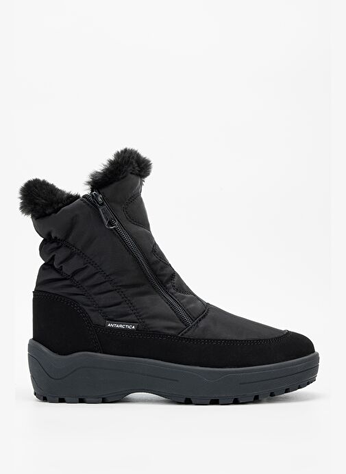 Effetre Kadın Deri & Tekstil Siyah Kar Botu - Görsel 2