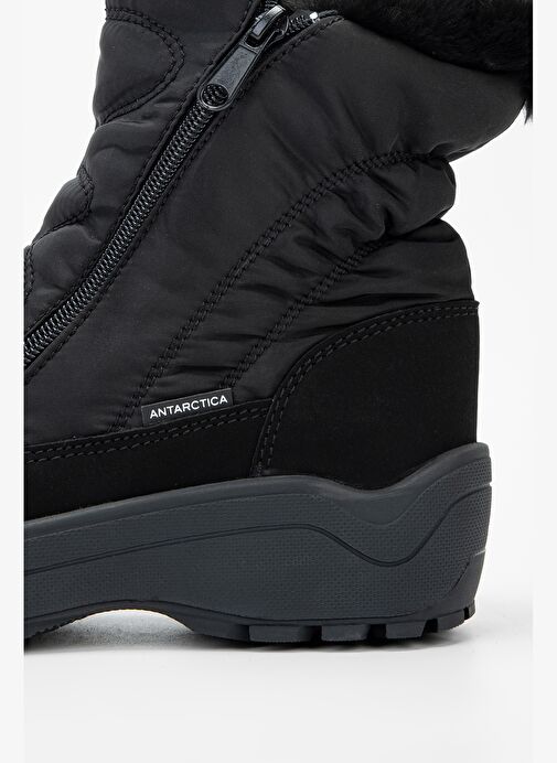 Effetre Kadın Deri & Tekstil Siyah Kar Botu - Görsel 5