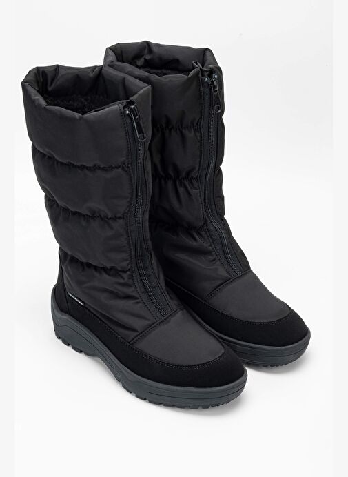 Effetre Kadın Kumaş Siyah Kar Botu - Görsel 3