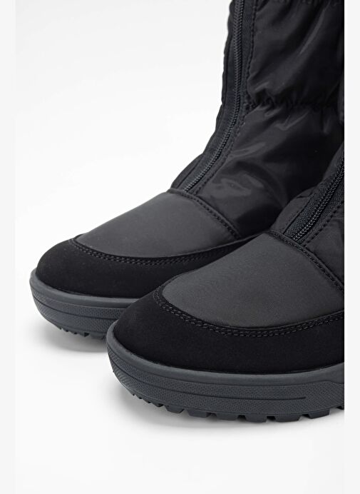 Effetre Kadın Kumaş Siyah Kar Botu - Görsel 4