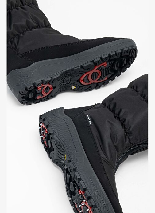 Effetre Kadın Kumaş Siyah Kar Botu - Görsel 9